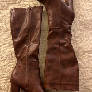 Brown Heeled Boots